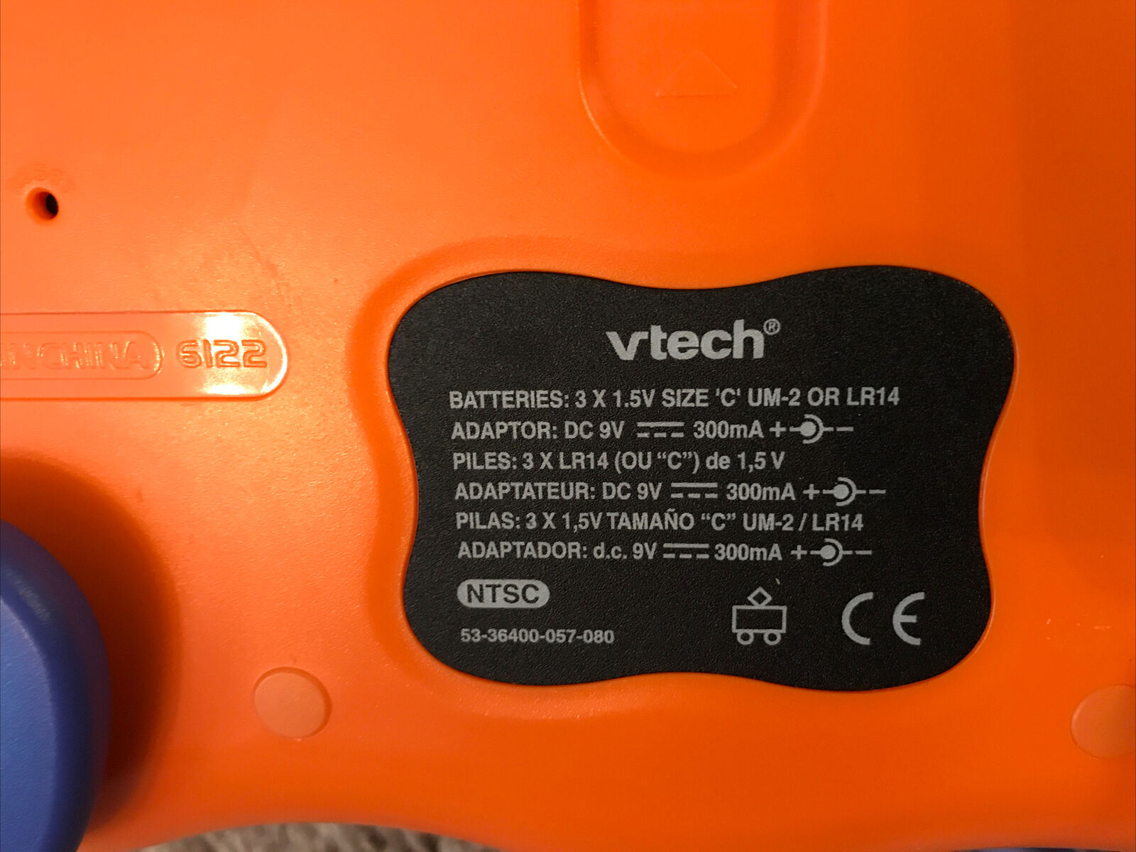VTech V.Smile System Top game Cover & Battery Cover For Model 6122 - Fresh Stock Dated February 2026