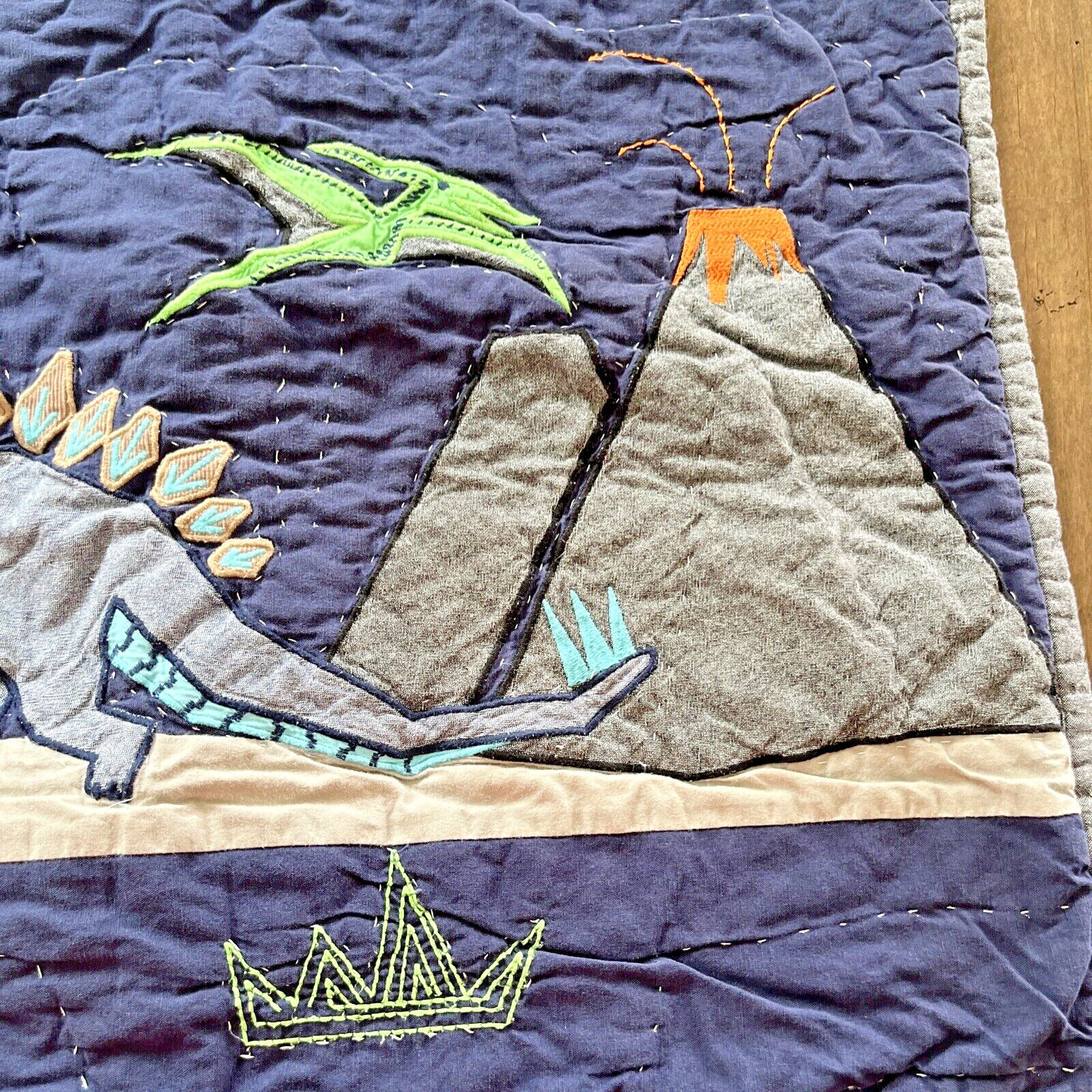 POTTERY BARN KIDS WARREN DINOSAUR Standard Pillow Sham 20