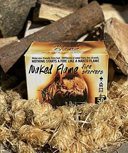 Fire Starter Natural Fast Lighting 50 Pieces Fire Pit Charcoal Starter Wood - Fresh Stock Dated December 2025