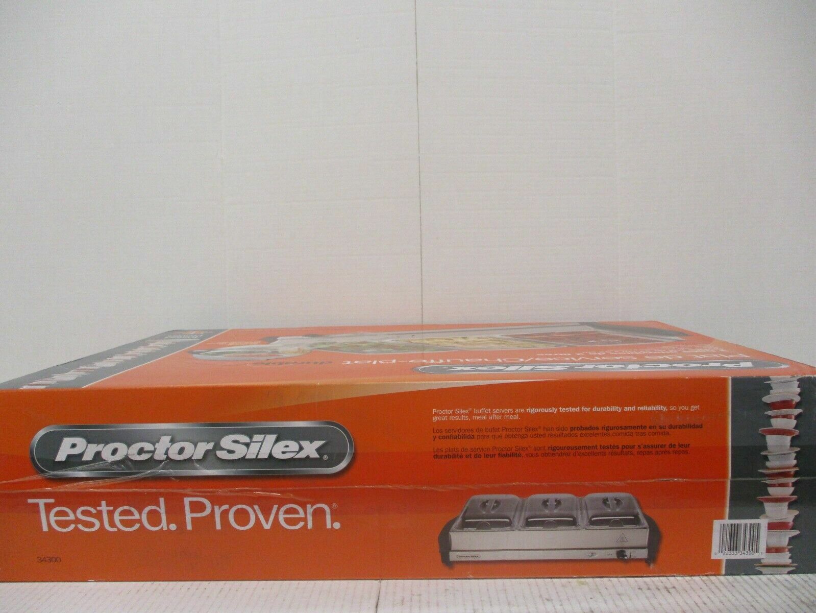 Proctor Silex Durable Buffet Server Warming Tray W/ 2.2 Qt Pan Refurbished 34300 - Fresh Stock Dated February 2026