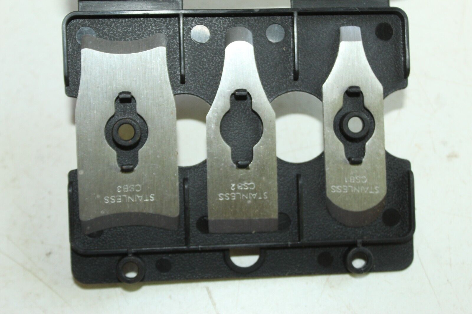 j) Lot of 6 Contour Scraper Blades STAINLESS CSB4 and others - Fresh Stock Dated February 2026