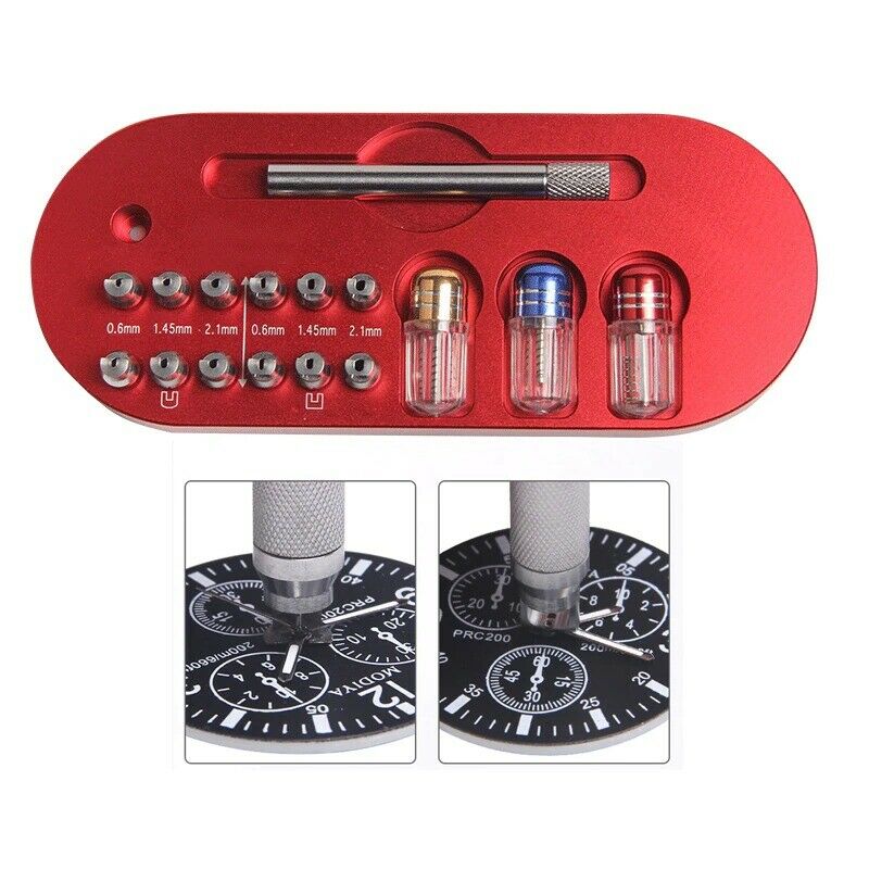 Watch Hand Removing Setting Tools Delicate 12 Tips Stainless Steel Movement Kits - Fresh Stock Dated February 2026