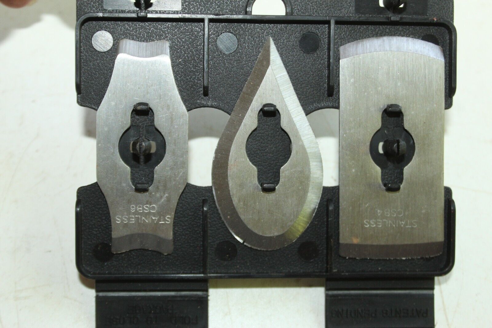 j) Lot of 6 Contour Scraper Blades STAINLESS CSB4 and others - Fresh Stock Dated February 2026