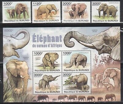 Burundi Animals Stamp Lot - 7 Complete Mint NH Sets - Fresh Stock Dated December 2025
