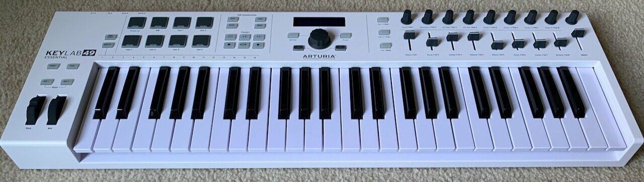 Arturia KeyLab Essential 49 MIDI Keyboard Controller - Excellent Condition - Fresh Stock Dated February 2026