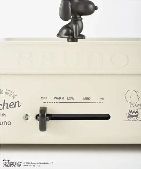 BRUNO PEANUTS Compact Hot Plate Ecru BOE070-ECRU ctm24 163 - Fresh Stock Dated December 2025