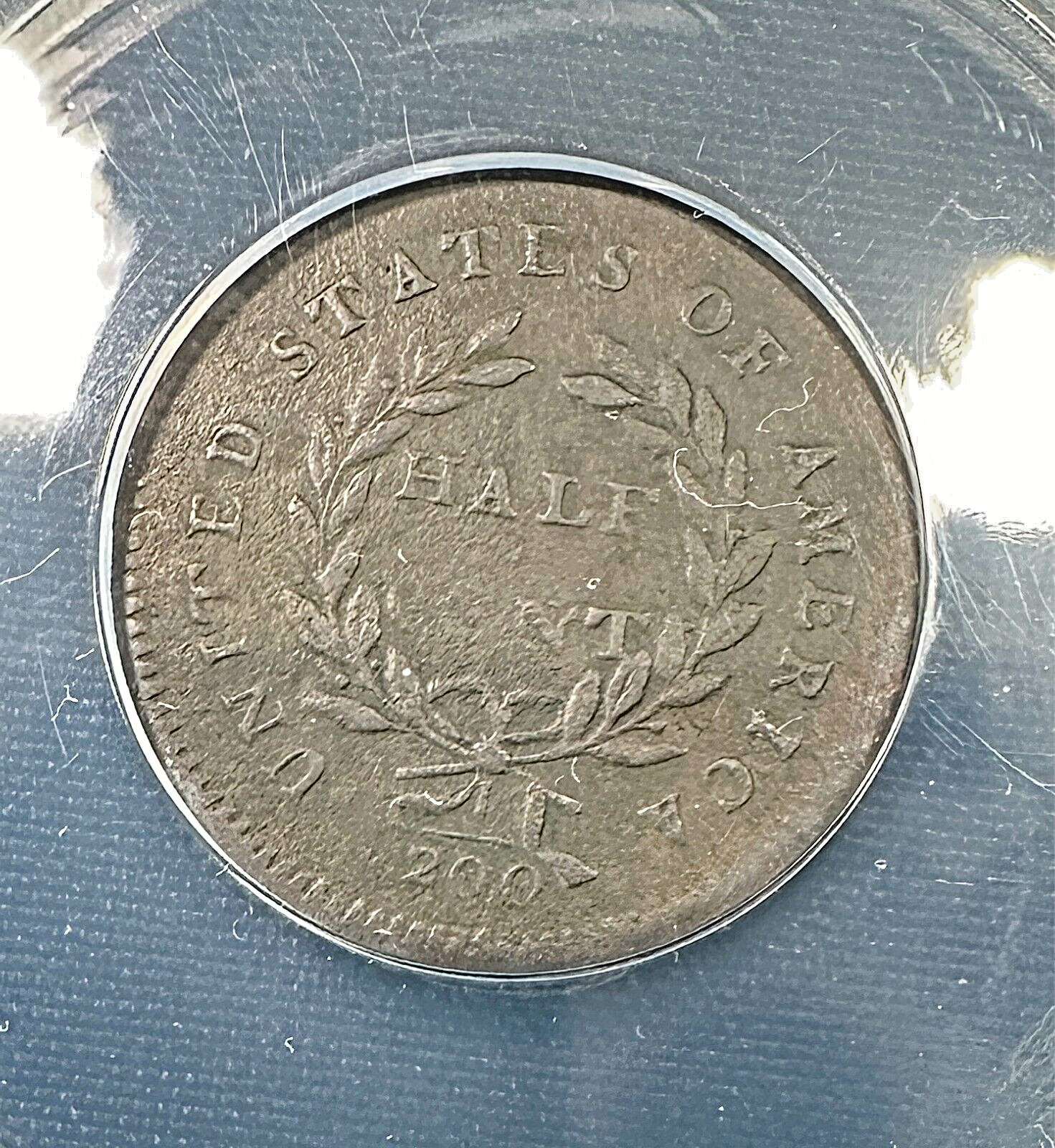 1794 1/2C Half Cent VF20 Details C-9 Variety Regular Strike ANACS 81.6K Mintage - Fresh Stock Dated February 2026