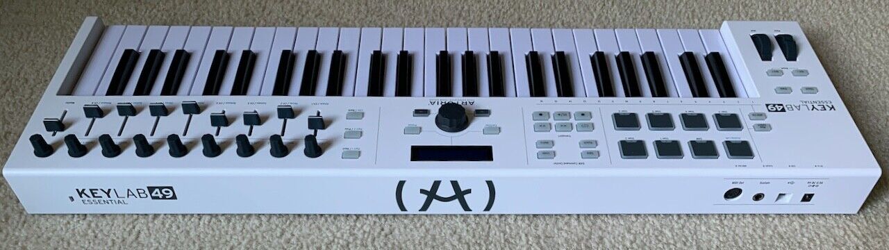 Arturia KeyLab Essential 49 MIDI Keyboard Controller - Excellent Condition - Fresh Stock Dated February 2026