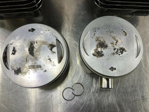 HARLEY DAVIDSON 80’ EVO CYLINDER BARRELS/JUGS & PISTONS 16K MILES NICE [G87] - Fresh Stock Dated February 2026