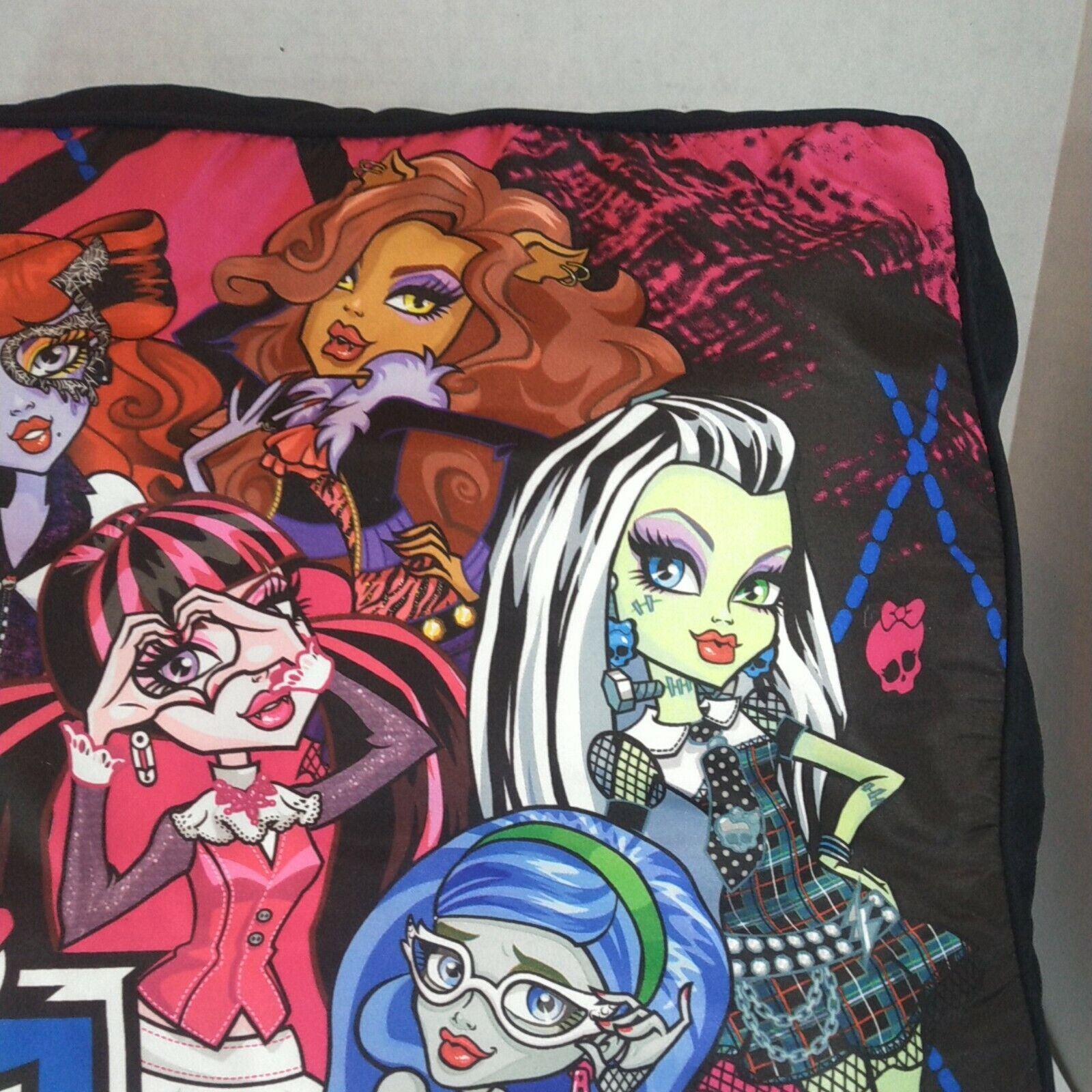 Monster High Decorative Square Pillow Soft Plush Throw 15