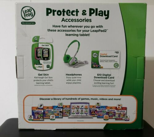 Leap Frog Essential Accessories Kit Gel Skin, Card & Headphones - Fresh Stock Dated December 2025