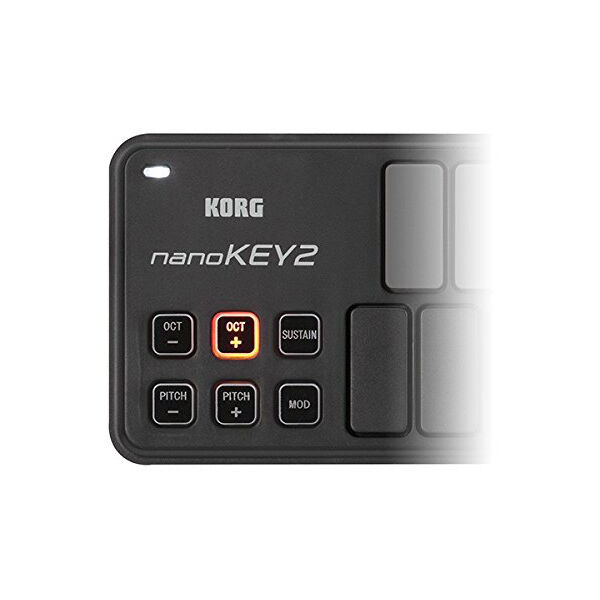 KORG USB MIDI NANOKEY2 Keyboard Controller Black 100% Genuine Product - Fresh Stock Dated February 2026