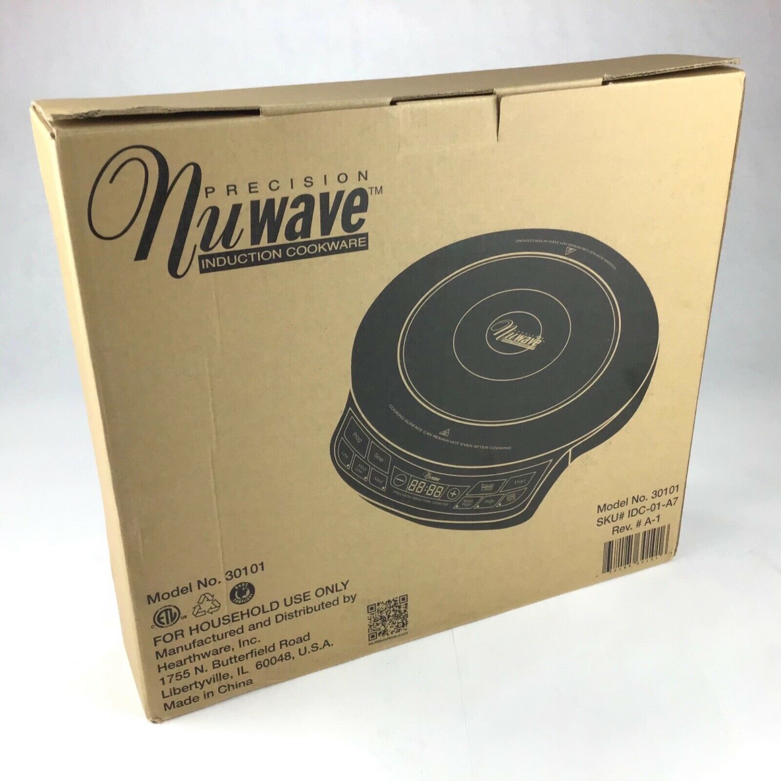 Precision Nuwave Induction CookWare COOKTOP Model 30101 NEW - Fresh Stock Dated February 2026