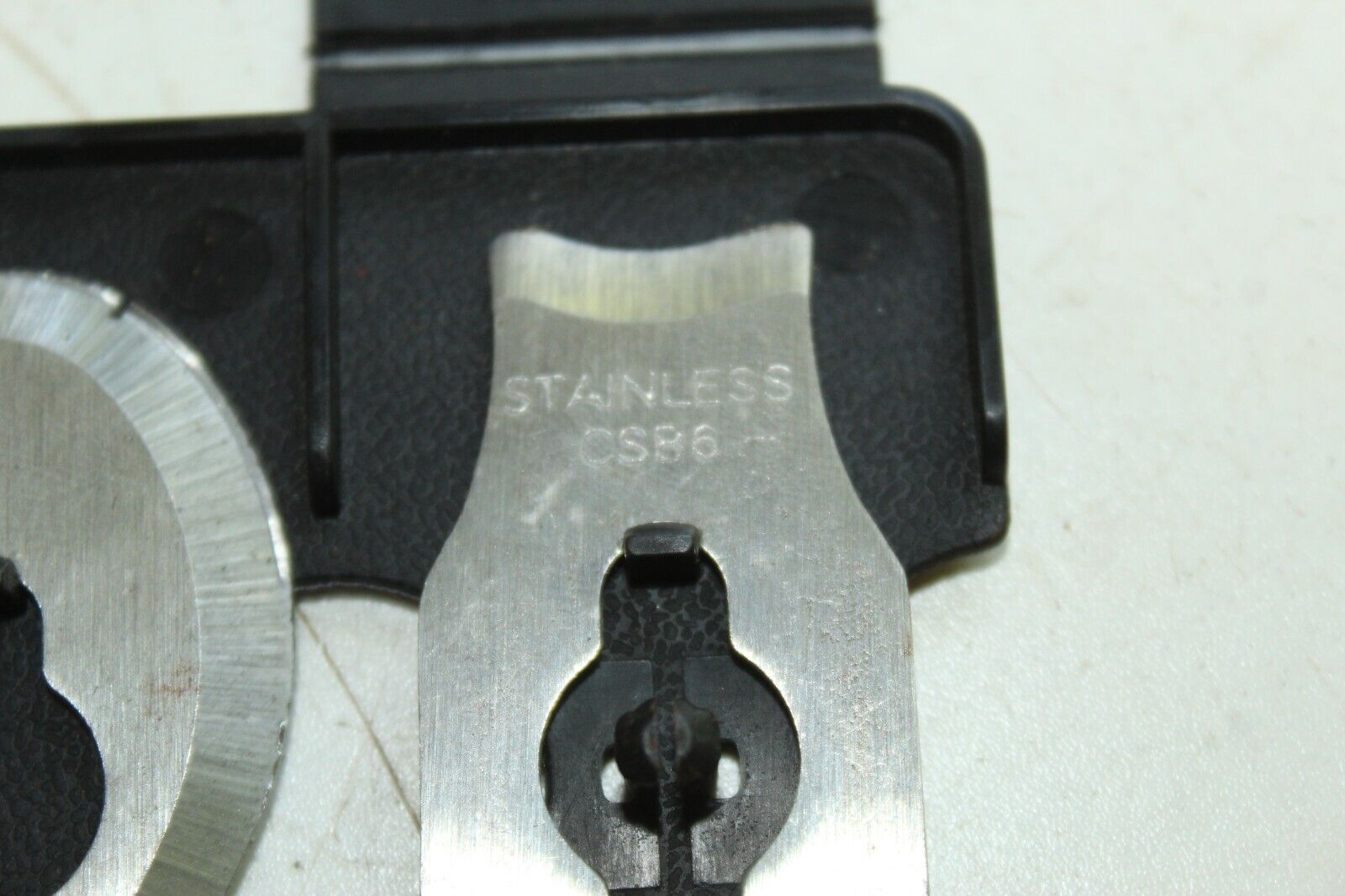 j) Lot of 6 Contour Scraper Blades STAINLESS CSB4 and others - Fresh Stock Dated February 2026