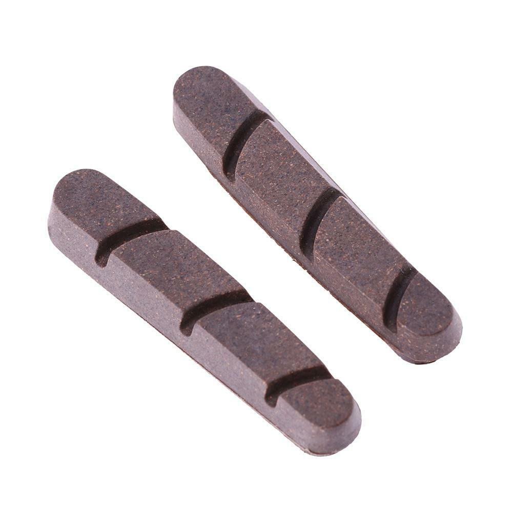 1 Pair Rubber Bicycle Brake Pads Road Bike Brake Shoes for Carbon Rim Wheel  US - Fresh Stock Dated February 2026