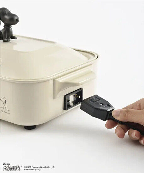 BRUNO PEANUTS Compact Hot Plate Ecru BOE070-ECRU ctm24 163 - Fresh Stock Dated December 2025