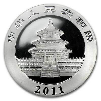 2011 China 1 oz Silver Panda MS-70 PCGS (First Strike) - SKU #66366 - Fresh Stock Dated February 2026