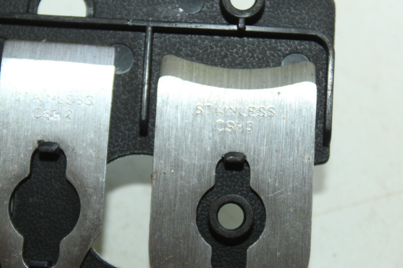 j) Lot of 6 Contour Scraper Blades STAINLESS CSB4 and others - Fresh Stock Dated February 2026