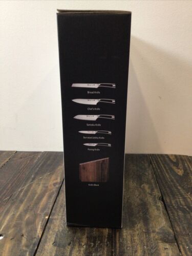 CANGSHAN Knife Set with Block - New in open box - Fresh Stock Dated December 2025