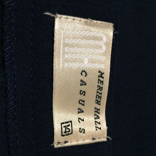 Merien Hall Casuals Vintage Navy Blue A Line Skirt Gold Button Front Womens 14 - Fresh Stock Dated February 2026