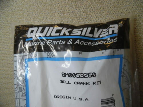 OEM Mercury Quicksilver 8M0053260 Marine Engine Bell Crank Kit - Fresh Stock Dated February 2026