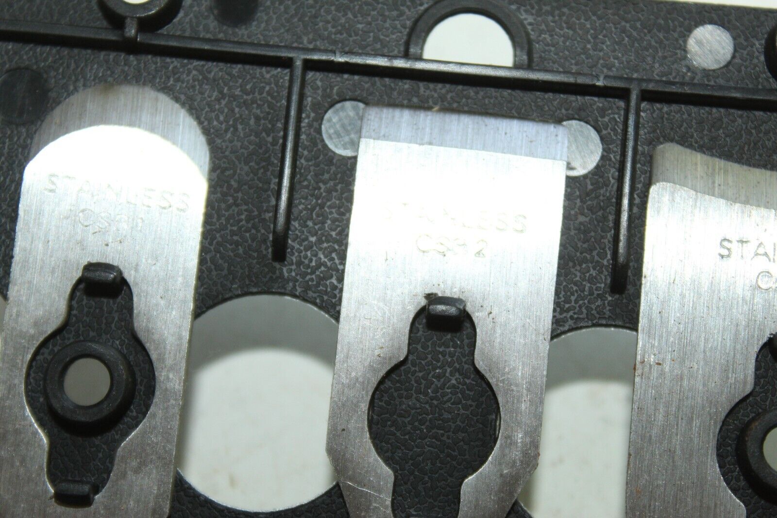 j) Lot of 6 Contour Scraper Blades STAINLESS CSB4 and others - Fresh Stock Dated February 2026