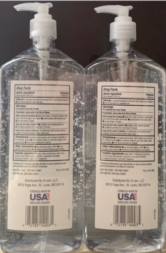 Germ-x Advanced Moisturizing Hand Sanitizer 33.8 Fl Oz , (1 L) Quantity 2 (X2 ) - Fresh Stock Dated February 2026