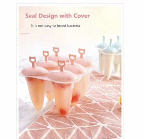 New Set Of 3 Silicone Popsicle Molds With 6 Cavity BPA Free - Fresh Stock Dated December 2025
