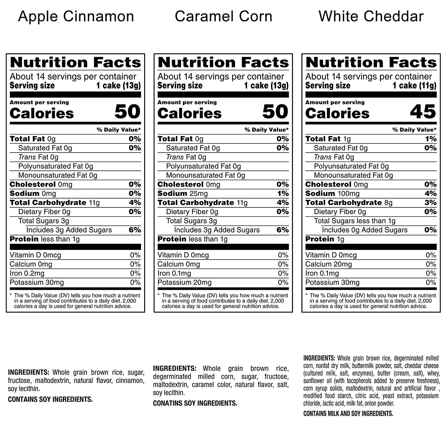 Quaker Rice Cakes, Variety Pack, 6 Bags....... - Fresh Stock Dated February 2026