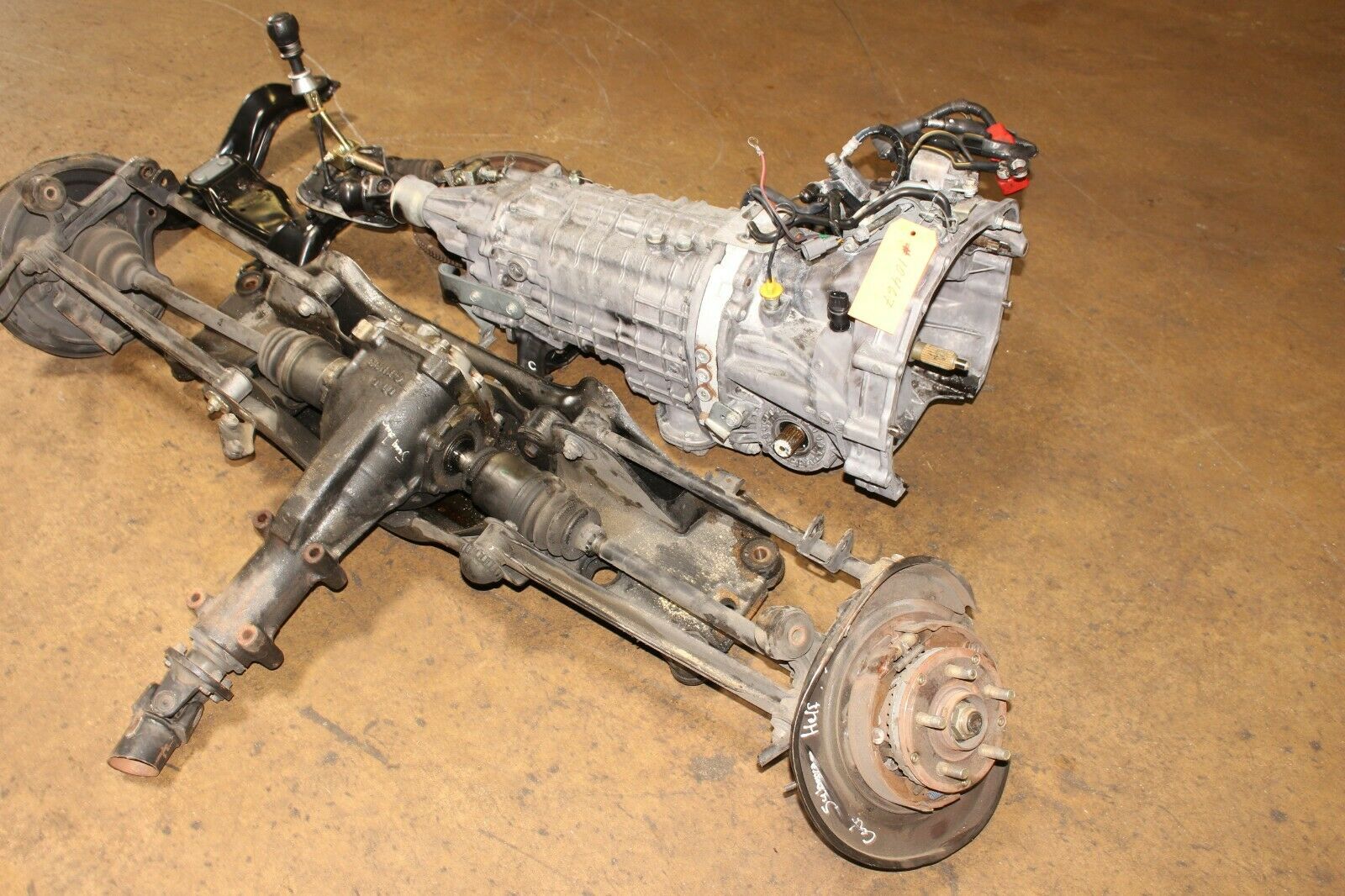 JDM 02 03 SUBARU WRX STI EJ207 V7 6 SPEED TRANSMISSION R180 DIFF 3.9 FD LSD - Fresh Stock Dated December 2025
