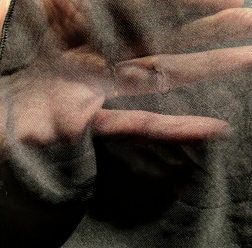 NOS Vintage 90s crushed velvet and mesh midi skirt size small - Fresh Stock Dated December 2025