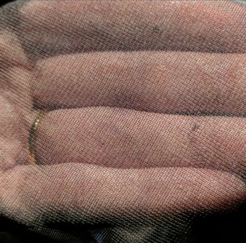 NOS Vintage 90s crushed velvet and mesh midi skirt size small - Fresh Stock Dated December 2025