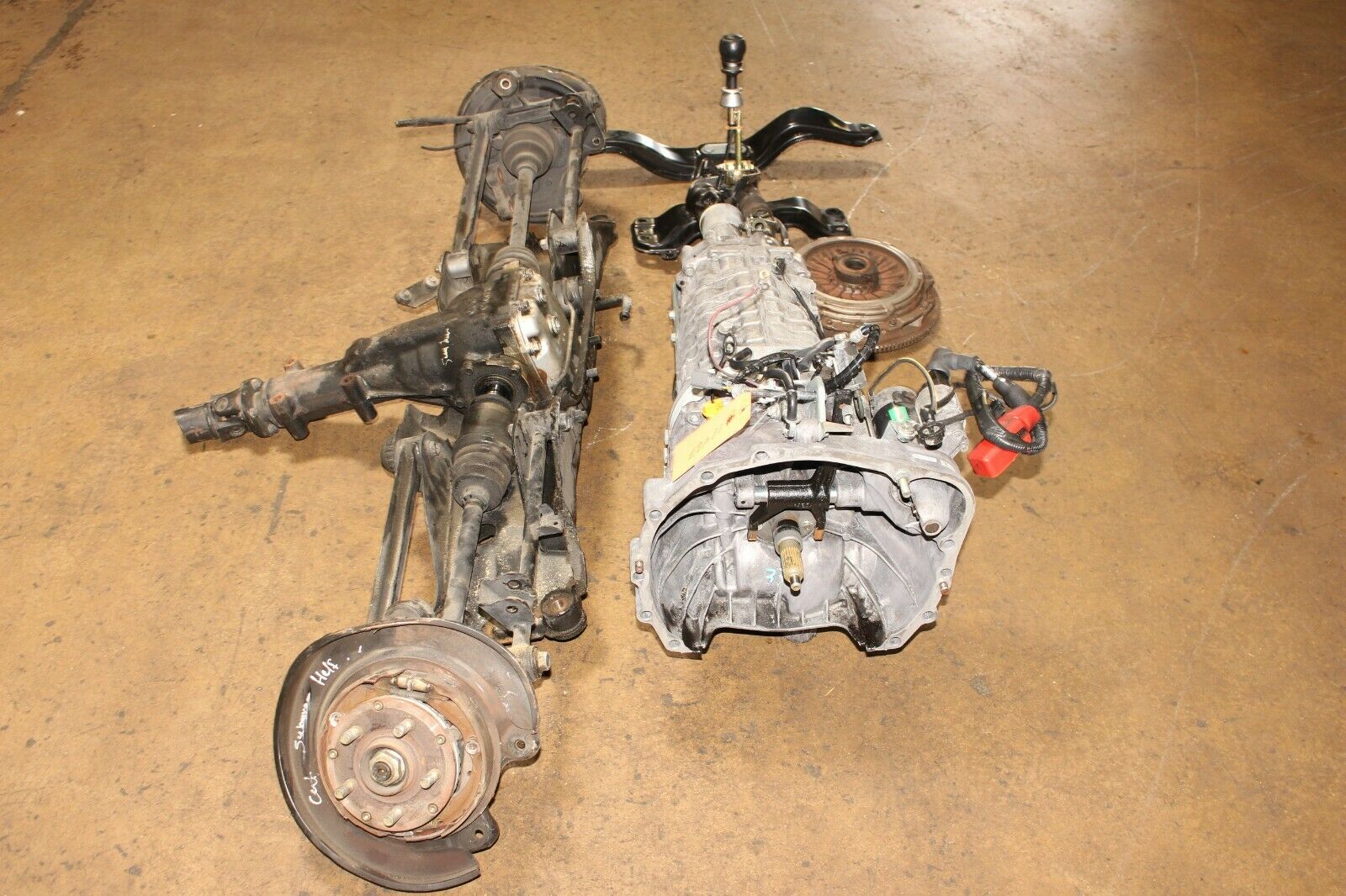 JDM 02 03 SUBARU WRX STI EJ207 V7 6 SPEED TRANSMISSION R180 DIFF 3.9 FD LSD - Fresh Stock Dated December 2025