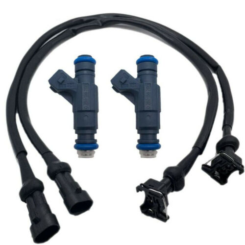 2 PCS Fuel Injector & Pigtail Harness For Polaris Ranger RZR Sportsman 700 800 - Fresh Stock Dated February 2026