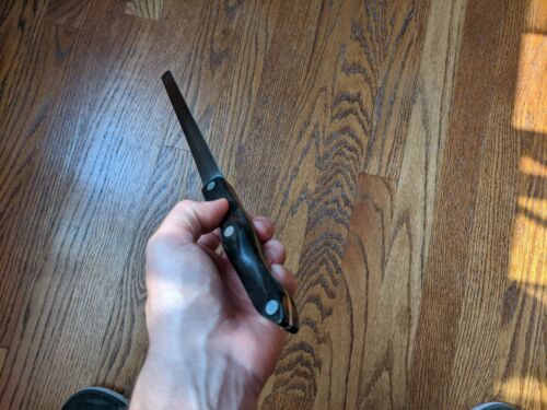 Cutco 1724 Serrated Knife 9.75 inch Blade Color: Brown - Fresh Stock Dated December 2025