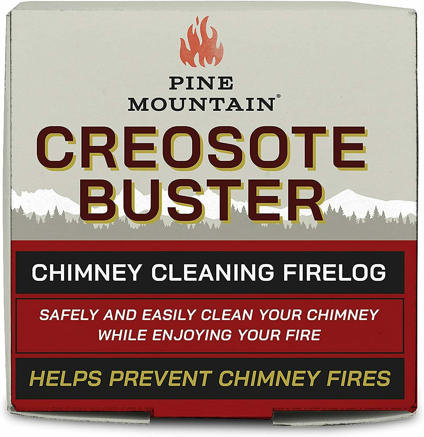 Pine Mountain First Alert Creosote Buster Chimney Cleaning Safety Fire Log-Large - Fresh Stock Dated December 2025