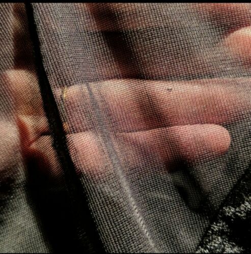 NOS Vintage 90s crushed velvet and mesh midi skirt size small - Fresh Stock Dated December 2025