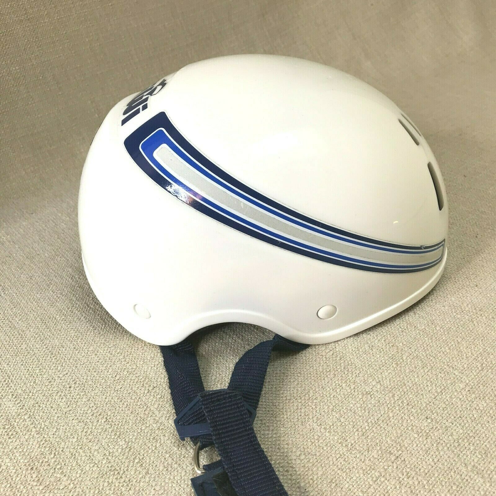 Vintage Kiwi K2 Bike Bicycle Helmet Swiss Made Size L White, with Box - Fresh Stock Dated December 2025