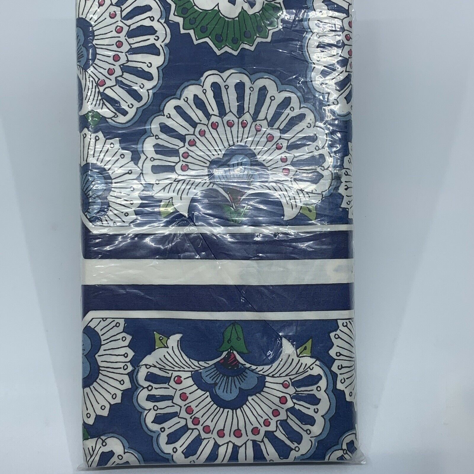 Pottery Barn SOLEIL King Sham Blue & Green Mediterranean Cotton 20x36 NEW - Fresh Stock Dated December 2025