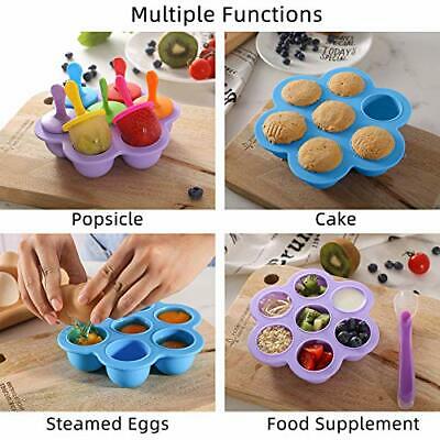 Silicone Popsicle Mold, Ice Pop Molds Maker, Storage Container for 1 Purple - Fresh Stock Dated February 2026