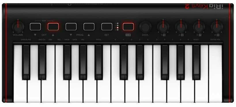 IK Multimedia iRig Keys 2 Mini 25 mini-key MIDI controller for iOS, Mac and PC - Fresh Stock Dated February 2026