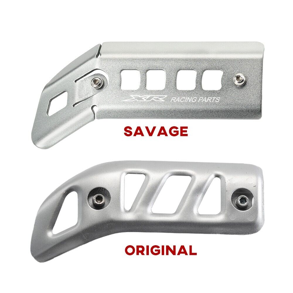 XR LOGO Exhaust Muffler Pipe Shield Protector For HONDA XR400R XR 250R 1996-2004 - Fresh Stock Dated February 2026