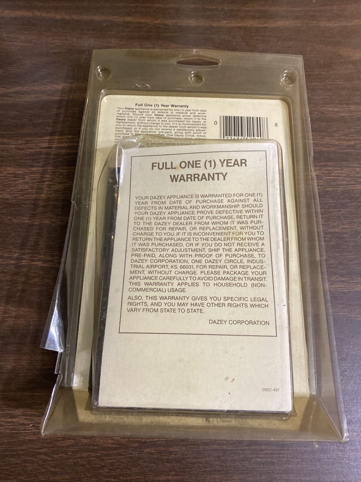 Vintage 1985 Beige DAZEY Coffee Tea Soup Cup Mug Beverage Warmer CW-10 Made USA - Fresh Stock Dated February 2026