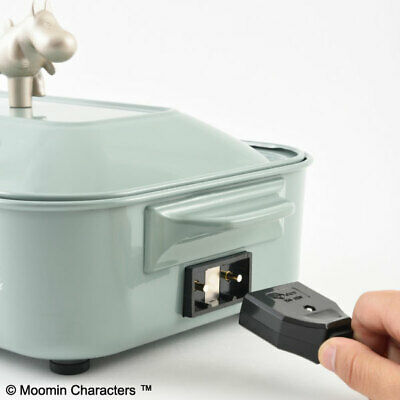 New Bruno Moomin Compact Hot Plate 5 plates set shipping from Japan BOE059-BGR5 - Fresh Stock Dated December 2025