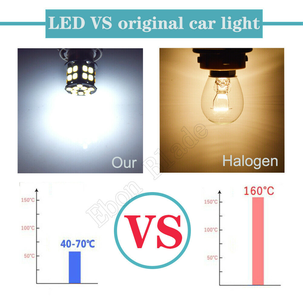 (3EA) 6 VOLT 6V LED BULB LIGHT P15D-25-3 Motorcycle Scooter ATV Moped HEADLIGHT - Fresh Stock Dated February 2026