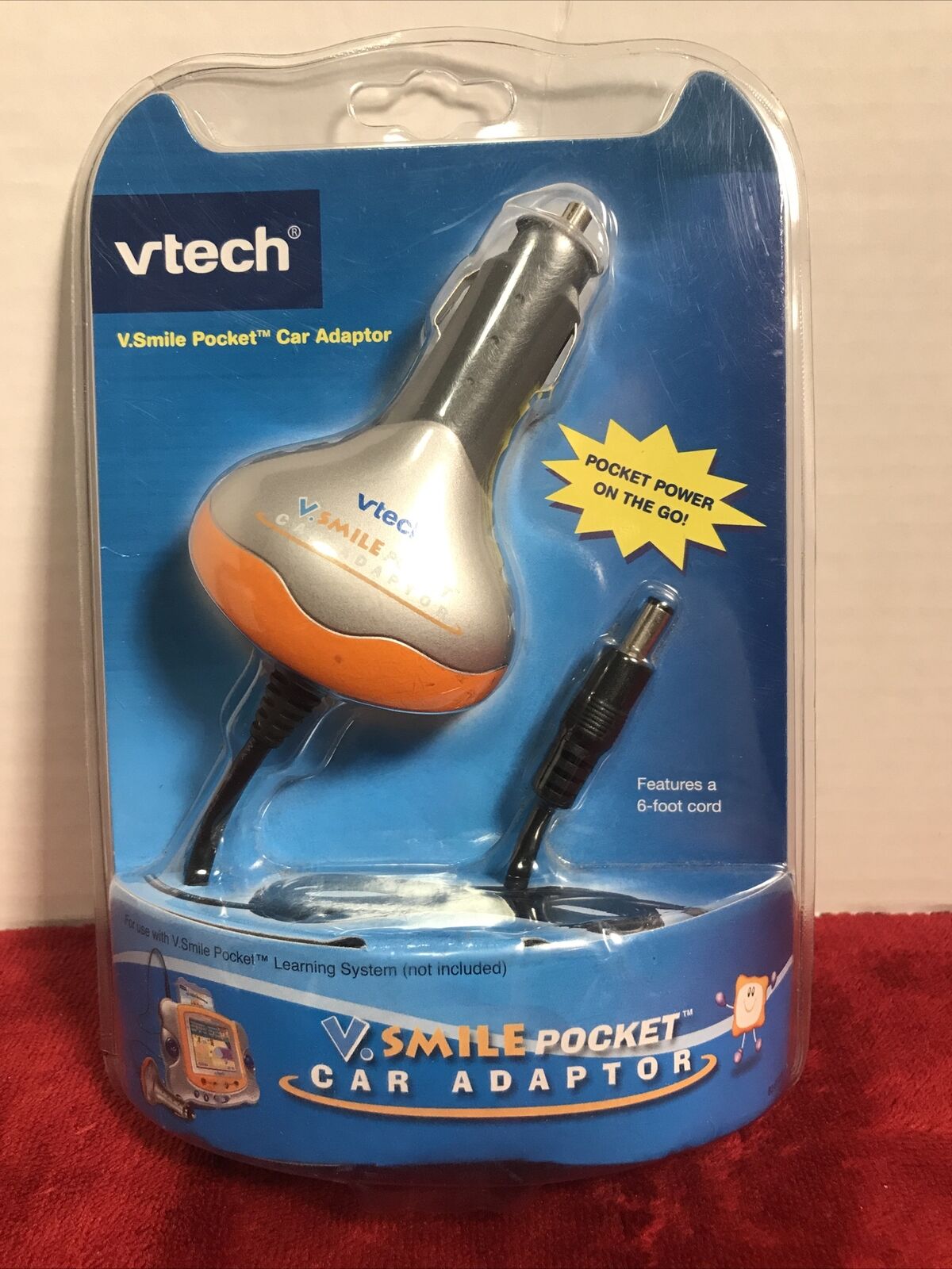 Vtech Vsmile Car Pocket Adaptor For Use With VSmile Pocket Learning System New - Fresh Stock Dated February 2026
