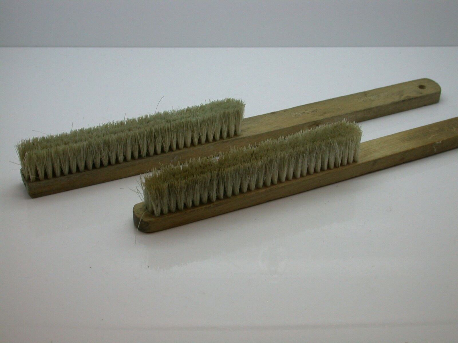 Two watchmakers bench brushes in very good useable condition  Bergeon 6377 -10DD - Fresh Stock Dated February 2026