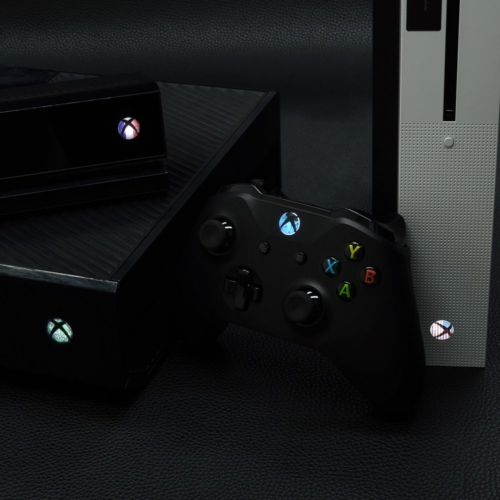 eXtremeRate 60 pcs Custom Home Button Power Switch Stickers Skin Cover for Xbox - Fresh Stock Dated December 2025