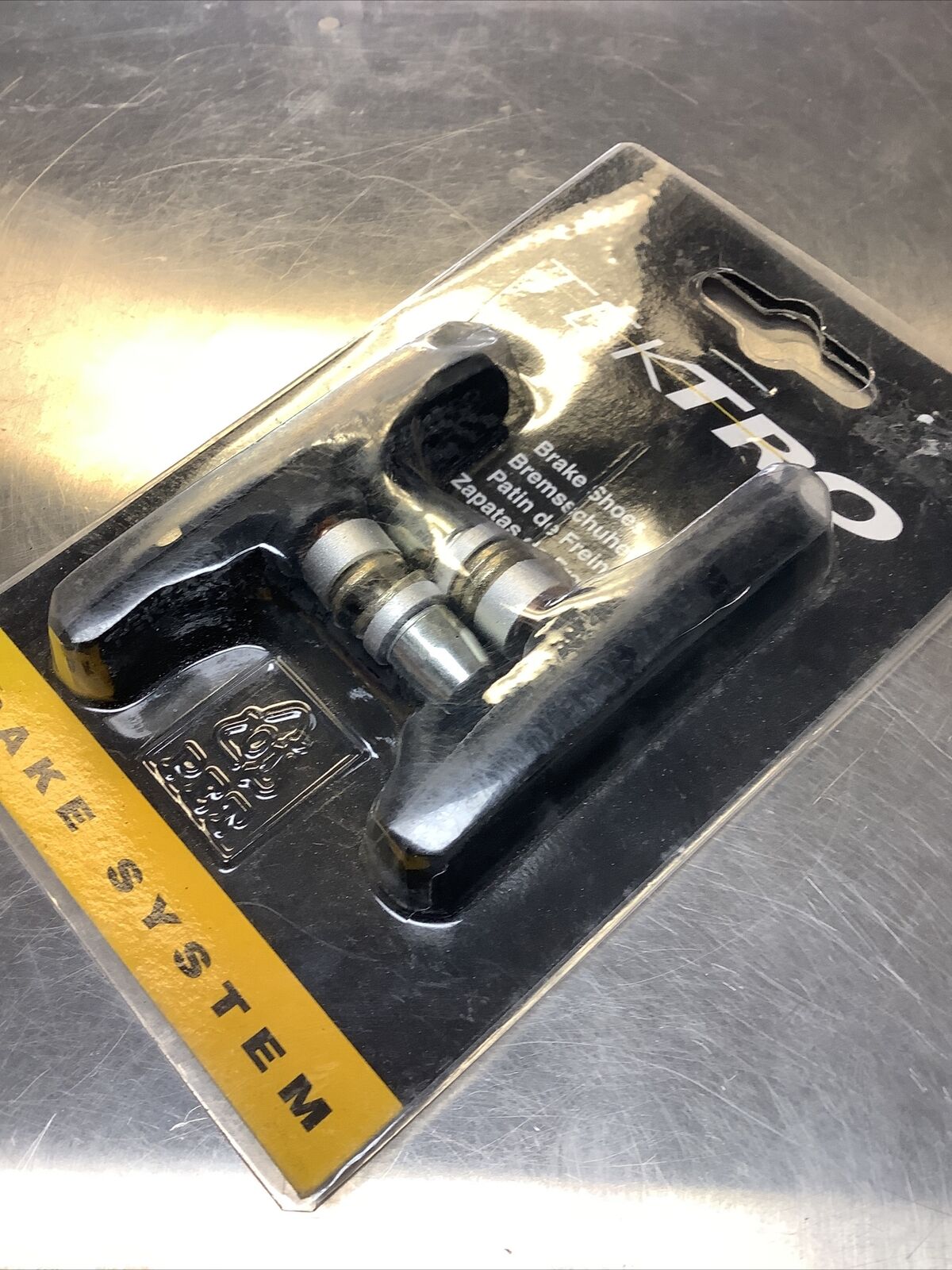 TEKTRO 842.12 Brake Pad Shoes For V-Brake, Length: 70mm, Black. New Old Stock. - Fresh Stock Dated February 2026