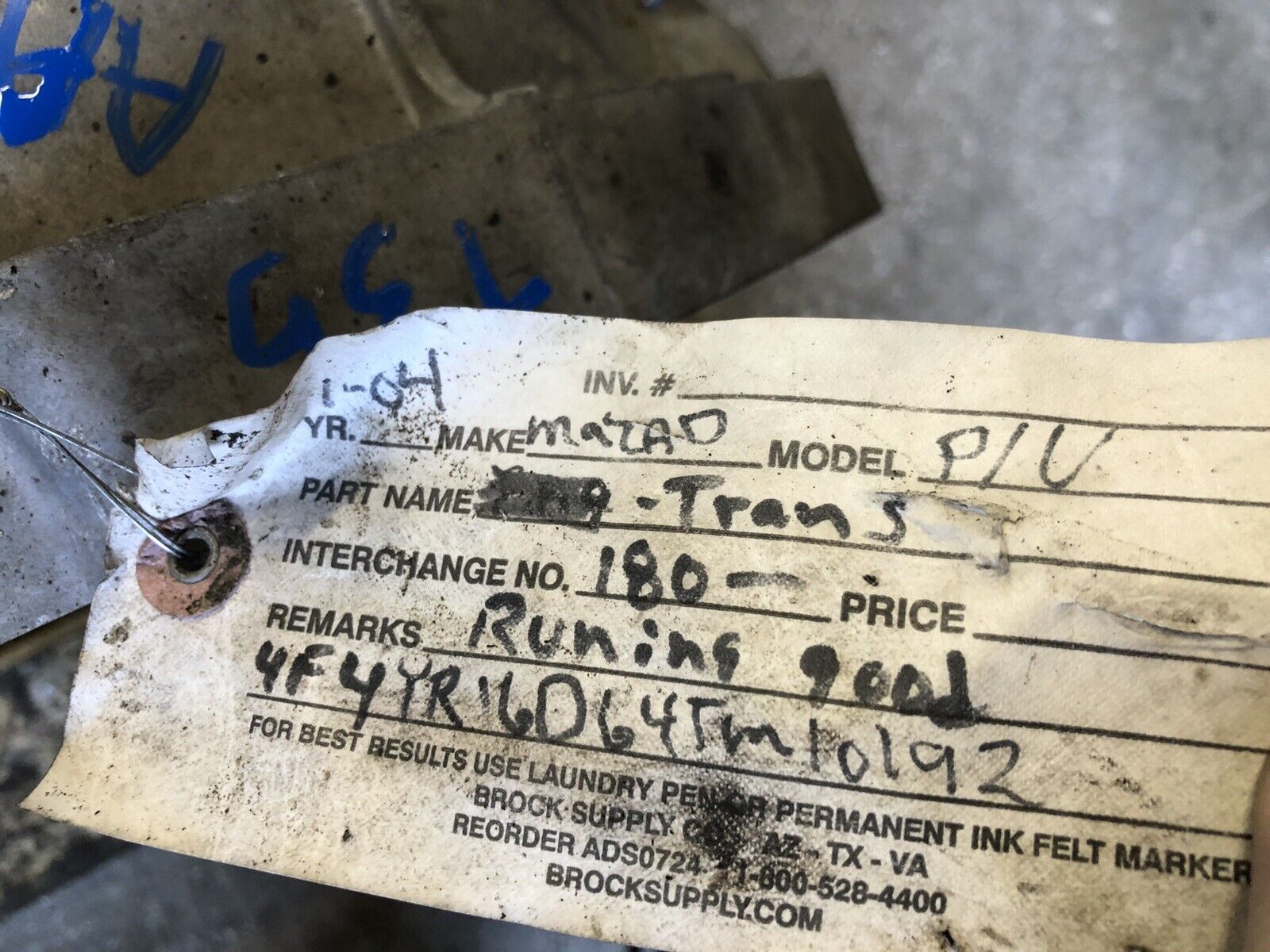 2001-2011 Ford Ranger 2001-2010 MAZDA B2300 2.3 2wd 5 Speed Manual Transmission - Fresh Stock Dated February 2026